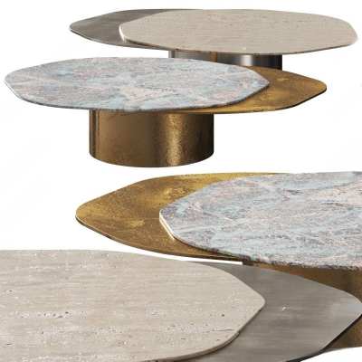 现代茶几3D模型下载